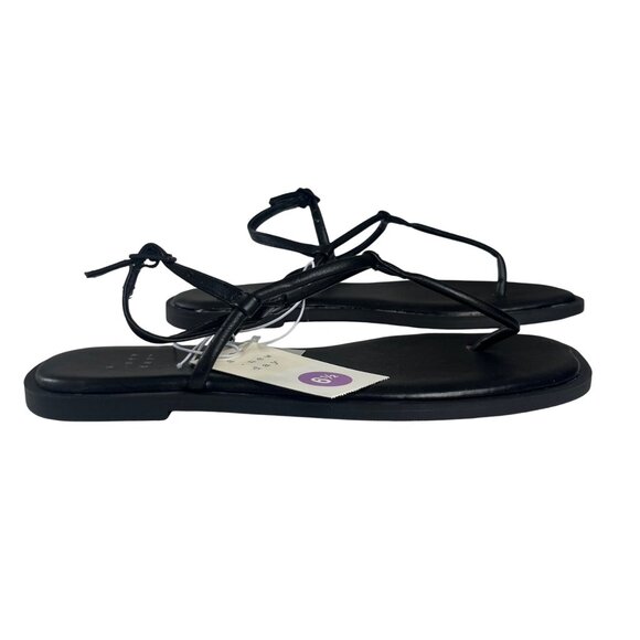 A New Day Tiffany Sandals Womens Size 6.5 Black New Memory Foam - Picture 1 of 9
